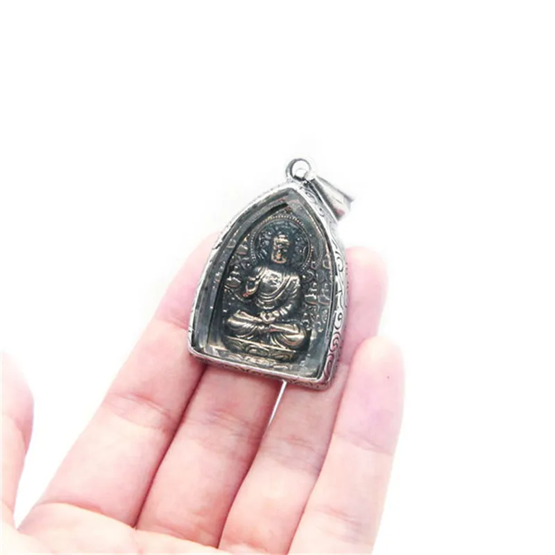 

1pc Newest Cool Buddha Pendant 316L Stainless Steel Jewelry Blessing Respect Buddha Pendant