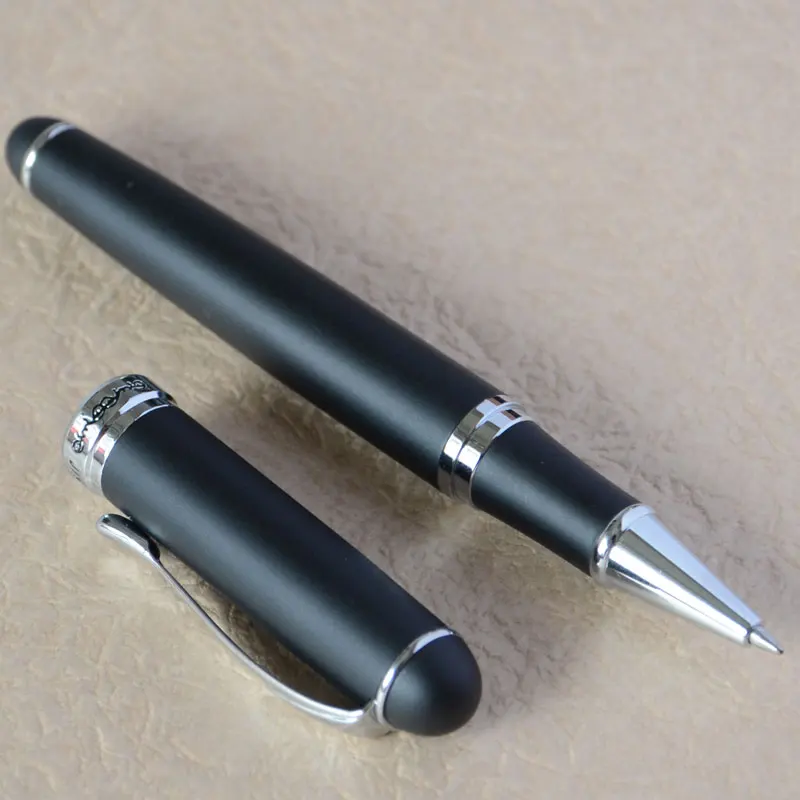 JINHAO X750 Матовый Черный Ролик Шариковая ручка синий медный Серый Золотой винный серебряный 15 цветов для выбора офиса Бизнес