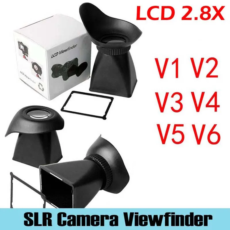 ЖК видоискатель расширитель V1 V2 V3 V4 V5 V6 для SONY Nikon Canon 550D 600D камера 2.8X 3 0 &quotЖК