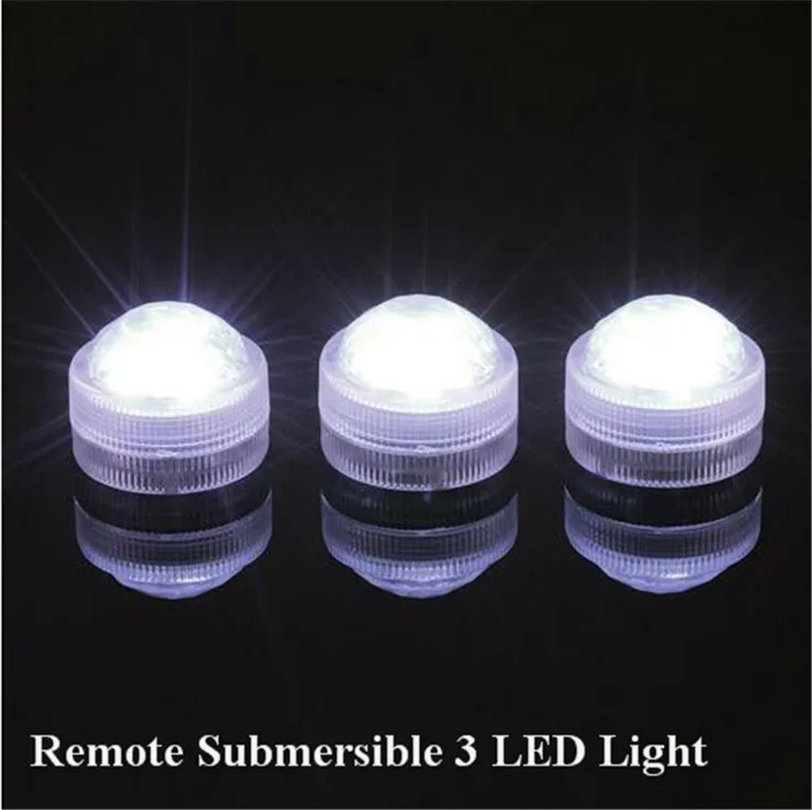 20 шт. свадебное украшение с дистанционным управлением погружной светодиодный