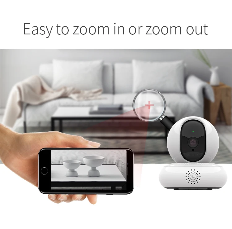 Беспроводная IP-камера PTZ 2 МП 1080P с функцией 3D навигации и облачным хранилищем