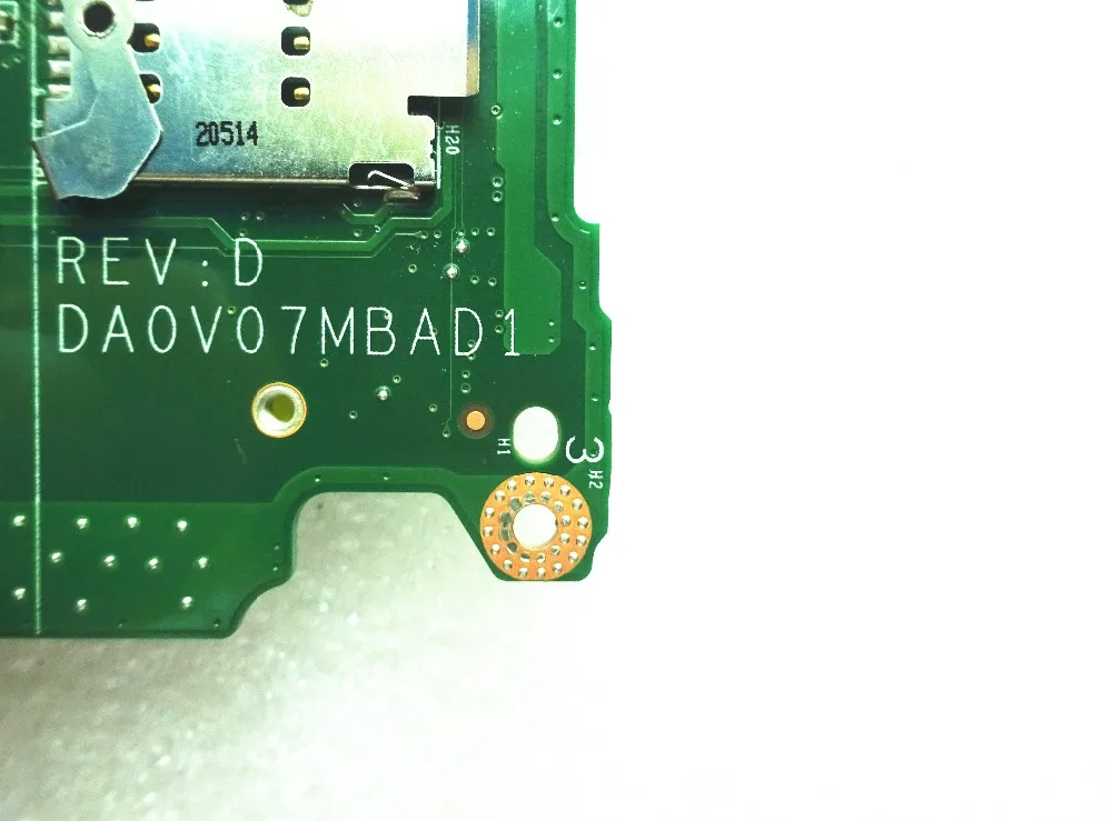 Новая 5323 материнская плата DA0V07MBAD1 i3-3227U N4WWY 0N4WWY CN-0N4WWY DDR3 для DELL ноутбука
