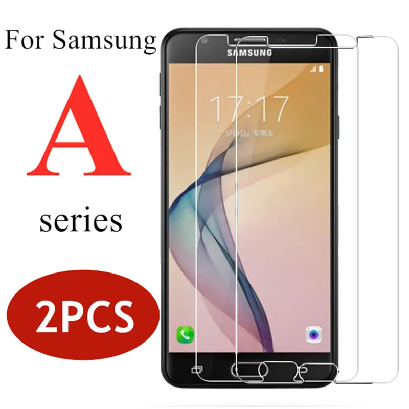 Защитное стекло для samsung a7 2016 galaxy a5 a8 2018 17plus samsug a730 a750 tremp экрана a 7|Защитные стёкла