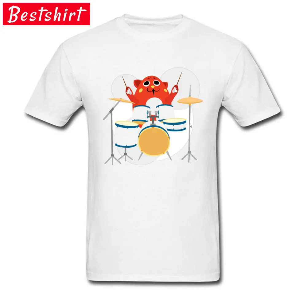 Men's 3D Printed O-Neck Nyango Star Mascot Drummer Funny T-Shirt - Rock, Jazz, and Music inspired Brand featuring Michael Jackson and Justin Bieber image 5