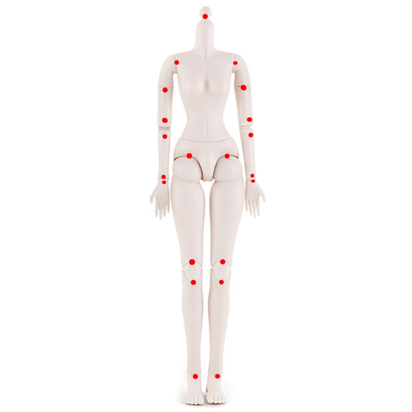 60 см 21 шарнирная кукла Bjd игрушки 3D глаза эльф лысый голова Обнаженная тело женская кукла небрежная нержавеющая подставка Куклы Игрушки для девочек