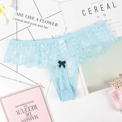 Сексуальные кружевные трусики-Тонг прозрачные Бесшовные Удобные женские