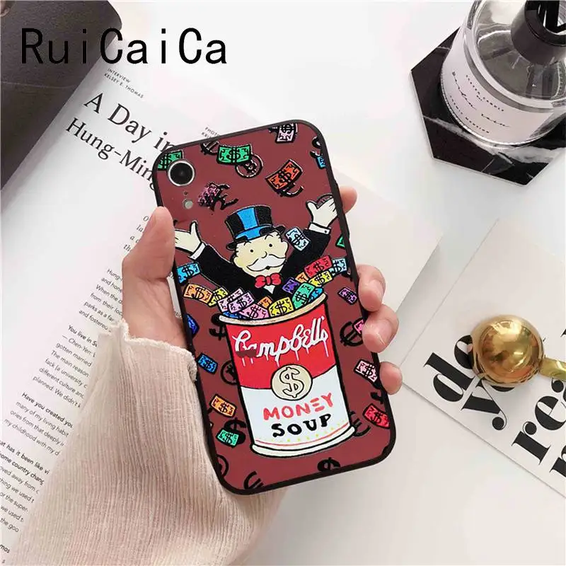 Чехол для телефона Ruicaica мягкий черный чехол iPhone X XS MAX 6 6s 7 7plus 8 8Plus 5 5S SE XR | Мобильные