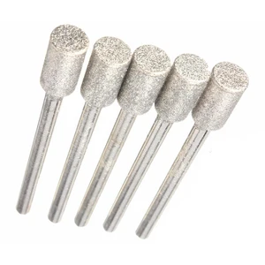 Набор алмазных шлифовальных сверл WSFS, 5 шт., фрезы, вращающиеся инструменты