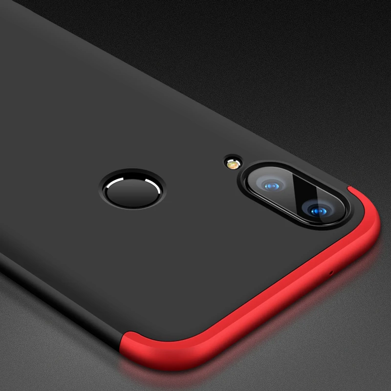 Оригинальный чехол для Huawei Y9 2019 с 360 полной защитой ударопрочный 3 в 1 тонкий