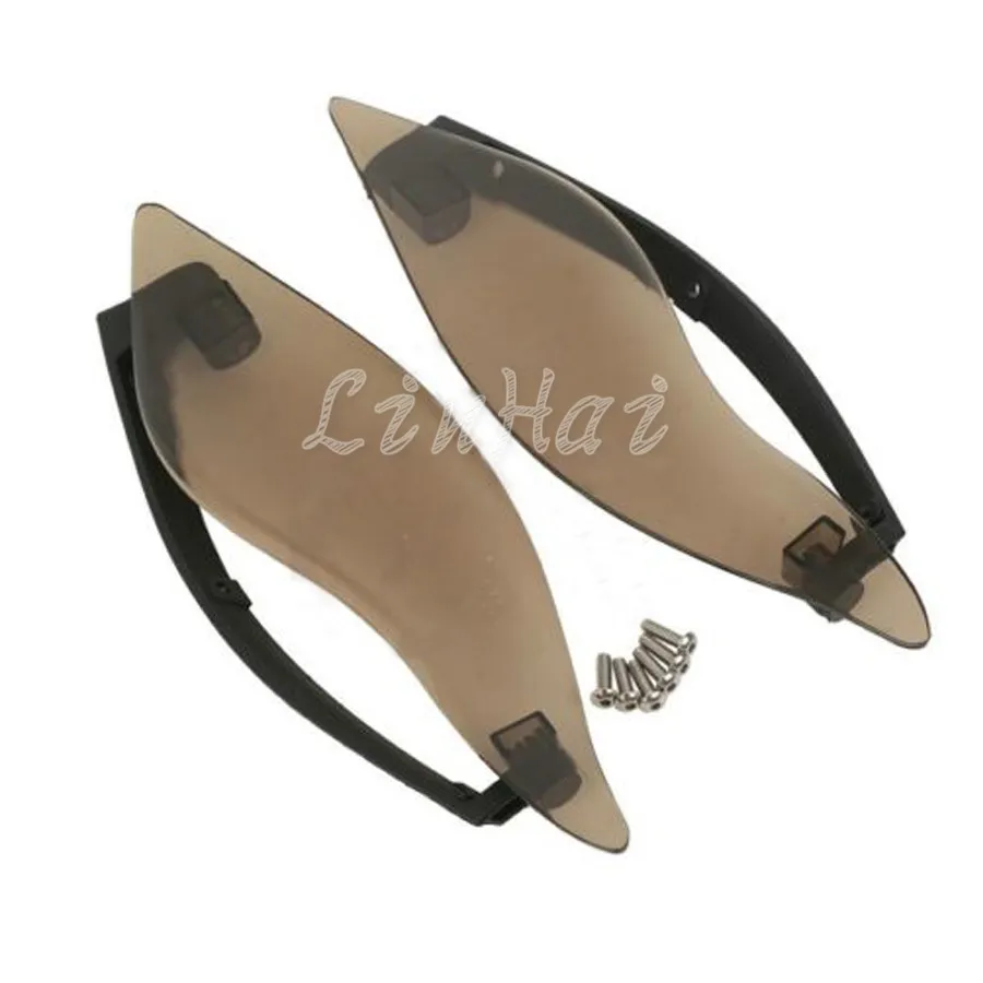 Дым ABS регулируемые дефлекторы воздуха боковое крыло крышка для Harley Street Glide