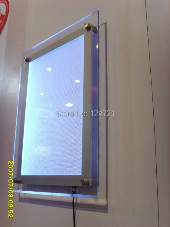 Супертонкая Светодиодная панель настенная акриловая рамка a3 Лайтбокс для панели