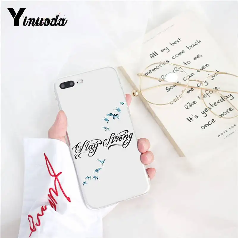 A12 Yinuoda Demi Lovato Stay strong Capa чехол для телефона Fundas для iphone 11 Pro MaxX XSMAX 6 6S 7 8plus 5 5S XR - Цвет: A12