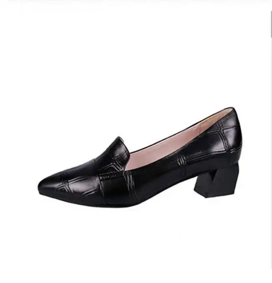 

Shallow Mouth Pointed Women Shoes TThick With High Heels Wild Work Shoes Sports Dance Sneakers Shoes Dress Banquet Shoes Woman