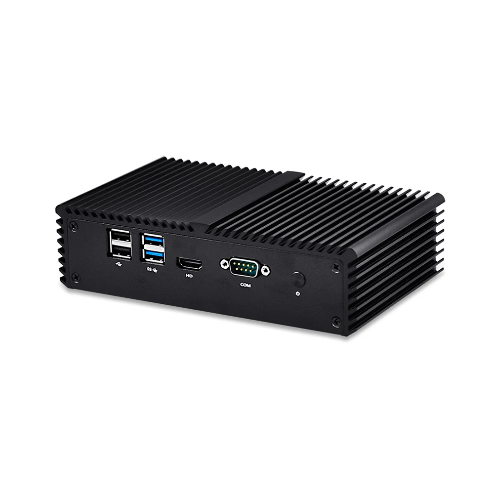 Qotom Мини ПК Core i3 i5 i7 сервер 4 Intel Nics AES-NI linux Ubuntu pfsense шлюз брандмауэр маршрутизатор x86