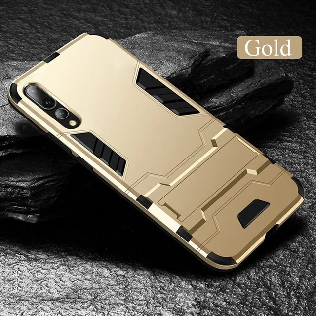 Gold Тонкий ударопрочный жесткий защитный чехол 360 для huawei P20 P20 Lite P20 Pro mate 10 mate 10Lite mate 10 Pro смешанный пластиковый силиконовый чехол - Цвет: Gold
