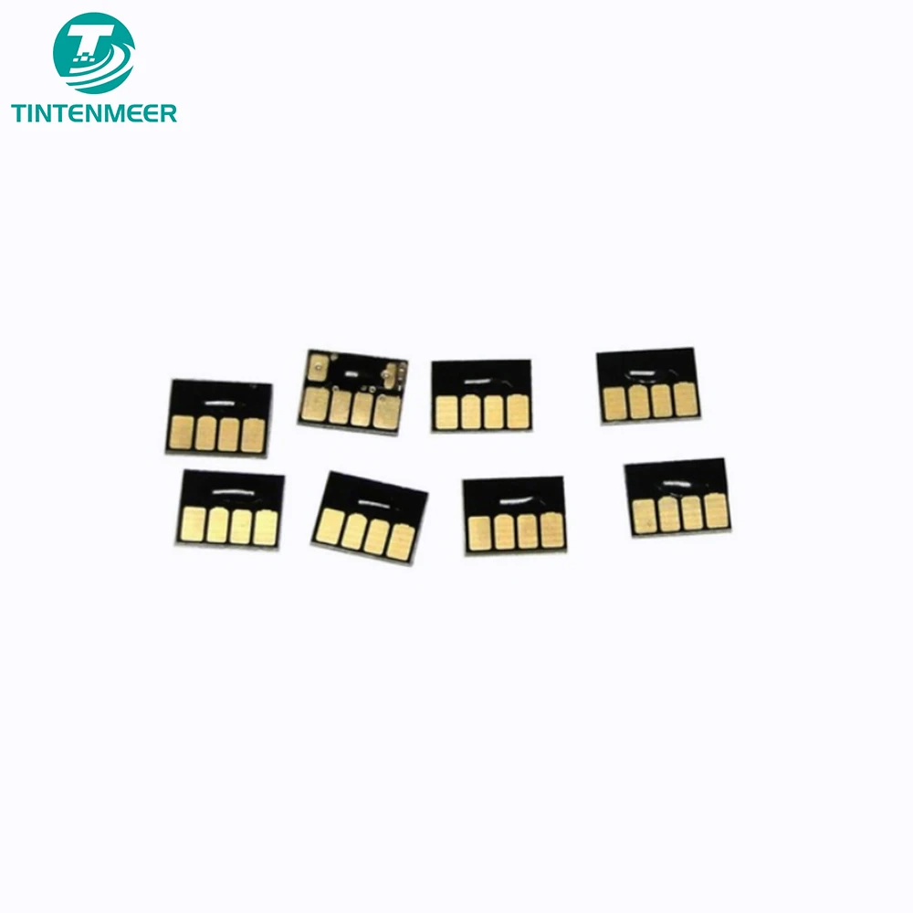 

TINTENMEER excellent quality Refillable cartridge Auto reset chip 8 color as 1 set compatible for HP 38
