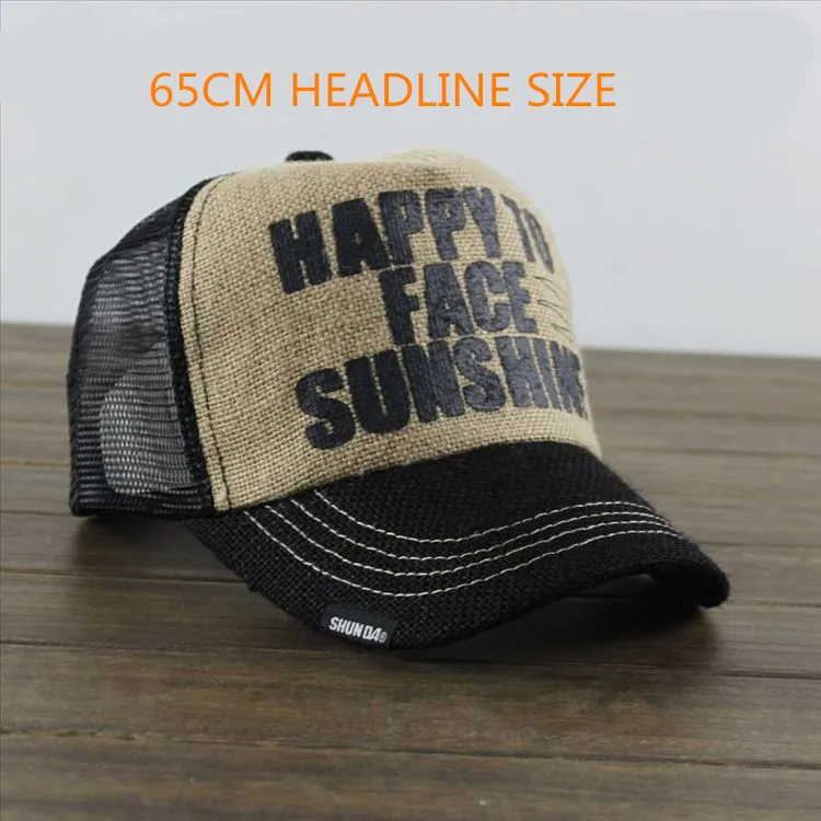 LGFD872 плюс размер 65 см заголовок SNAPBACK большой головой специальных размеров XXL