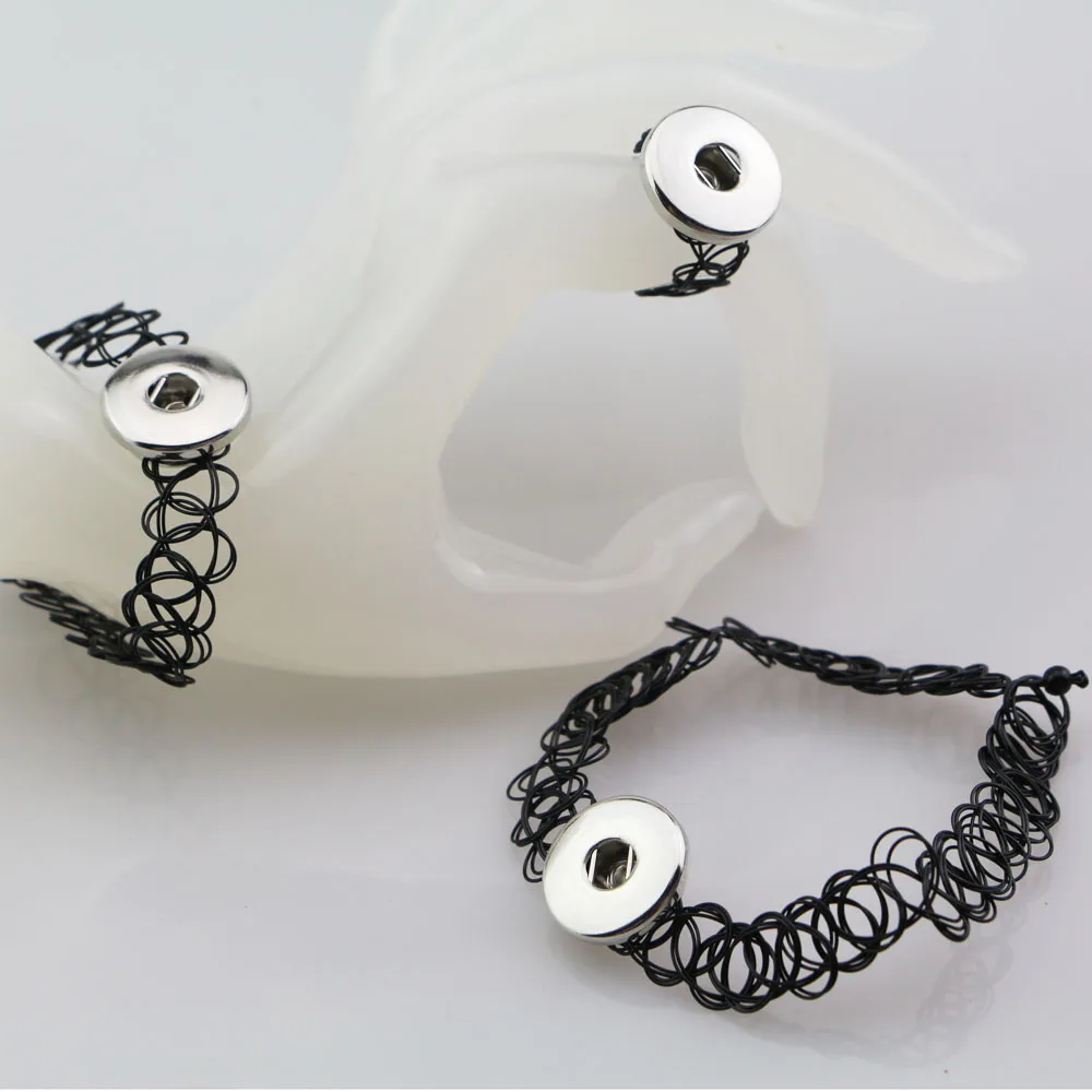 Винтажное женское ожерелье в стиле панк ретро готический эластичный 18 мм