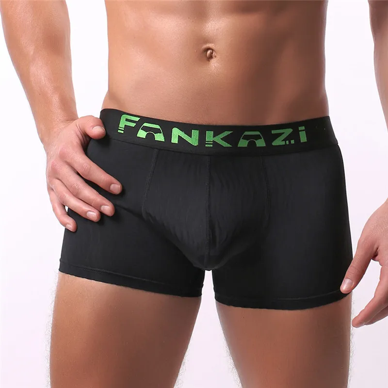3PCS/Lot Boxer Mens Underwear Men Underpants Male Pure Panties Shorts Underwear Boxer Shorts Solid Cuecas Boxers Trunks