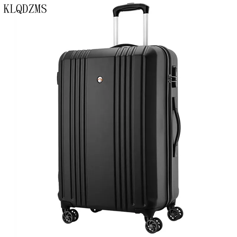 KLQDZMS 24inch Rolling Luggage Women Travel Suitcase Long Way Trip Trolley on Wheel Men Fashion Design mala de viagem | Багаж и сумки