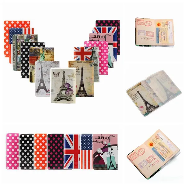 Хит продаж Обложка для паспорта из ПВХ удостоверения личности кредитных карт