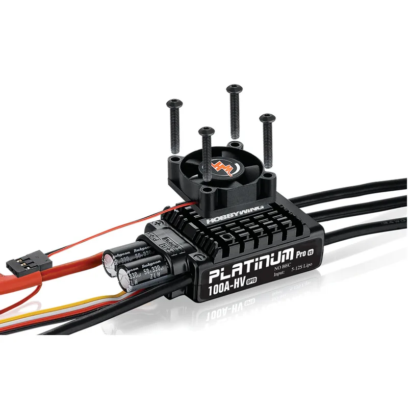 Щеточный электронный регулятор скорости Hobbywing Platinum HV 100A OPTO V3 30203600 Квадрокоптер BL