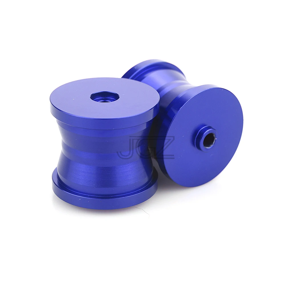 Blue Пара мотоциклов CNC алюминиевая пассажирская задняя спинка сидения увеличивающие стояки колодки для Yamaha TMAX 530 2012 2013 - Цвет: Blue