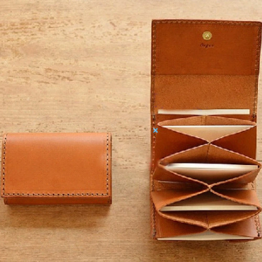 DIY кожевенный ремесло многослойный держатель для карт высечки нож шаблон набор