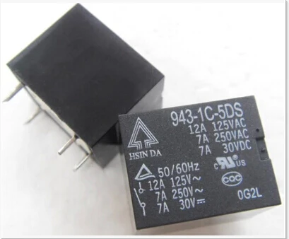 Горячая новинка 943-1C-5DS 943-1C 5DS 5VDC DC5V 7A HSIN DA DIP5 | Строительство и ремонт