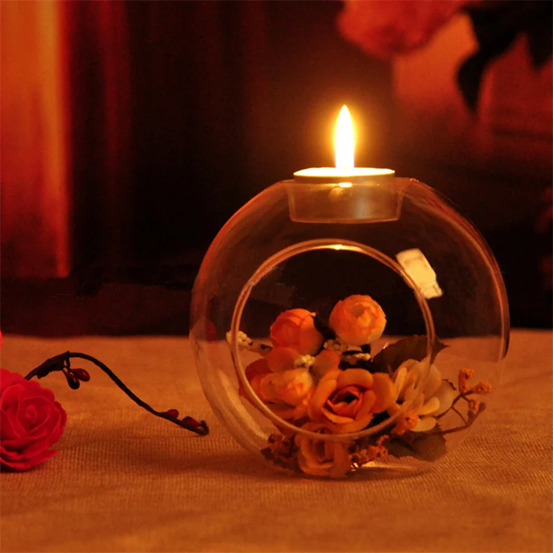 Высококачественный Европейский подсвечник в виде тыквы романтические