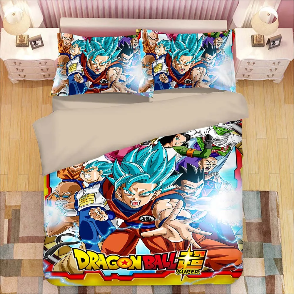 13 DRAGON BALL Z 3D комплект постельного белья Сон Гоку Вегета пододеяльник наволочки Dragon Ball Утешитель комплекты постельного белья постельное белье - Цвет: 13
