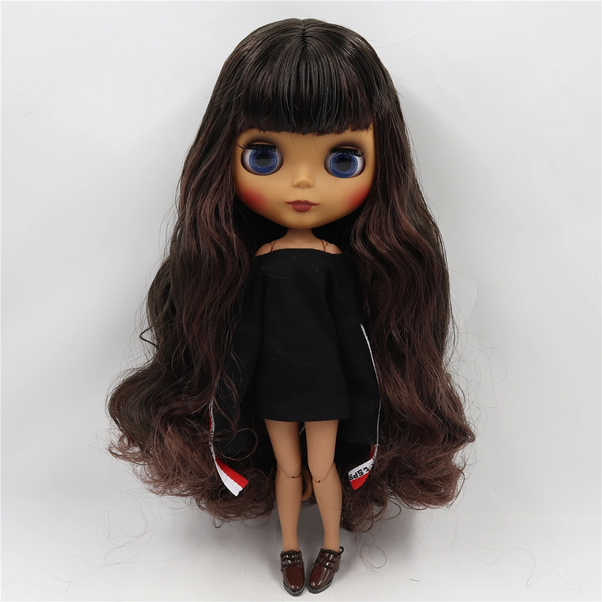 Ледяная кукла DBS Blyth 16 bjd черная микс коричневый волос сустав тела 30 см кукла на заказ кукла DIY Аниме Девушки (art.: 7b0878e9d) - 7b0878e9d