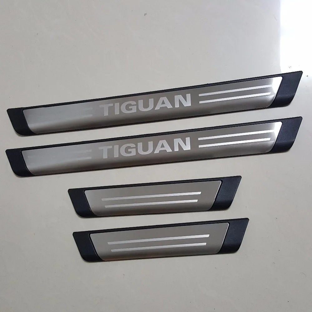 Новый для EUR Фольксваген Tiguan пороги нержавеющая сталь накладка стикеры интимные