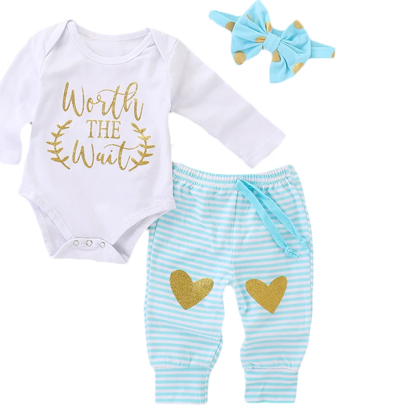 Для новорожденных девочек стоит подождать наряды хлопковый комбинезон