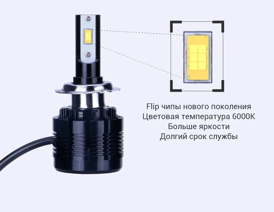 TC-X С умной системой контроля температуры лед лампочки светодиодные лампы для авто H1 H8/H11 HB3/9005 HB4/9006 H4 H27 /880 12В для рефлекторной оптики