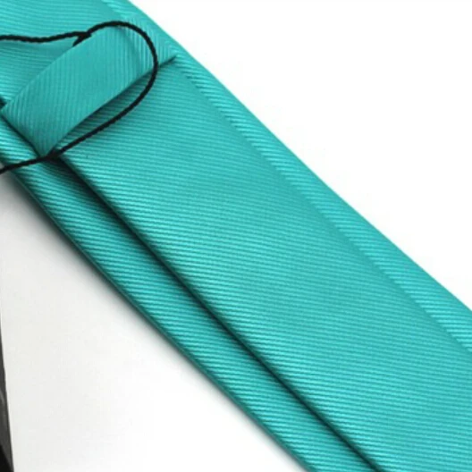 Мужской галстук из искусственного шелка модный тонкий для отдыха 6 см зеленый