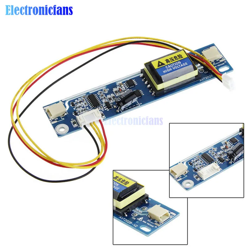 Universal CCFL Inverter LCD Laptop Monitor 2 Lamp 10V-30V for 15-22" Widescreen Backlight For Screen Module DC To AC Board images - 6