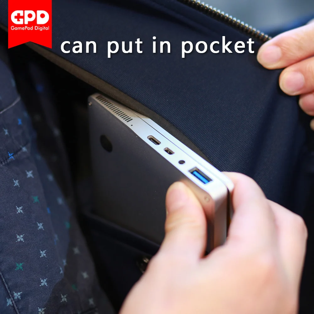 Новый оригинальный GPD карман 7 дюймов мини ноутбук UMPC Windows 10 Системы Алюминий