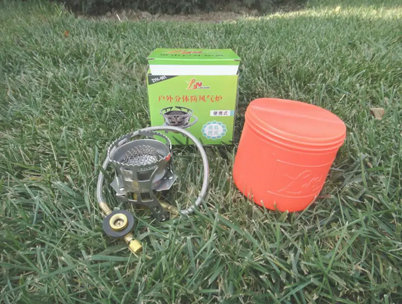 

YINGTOUMAN 2900W Windproof Outdoor Cooker Burner Camping Picnic Split-Type Steel Super Power Gas Stove Infrared Heating Roasting