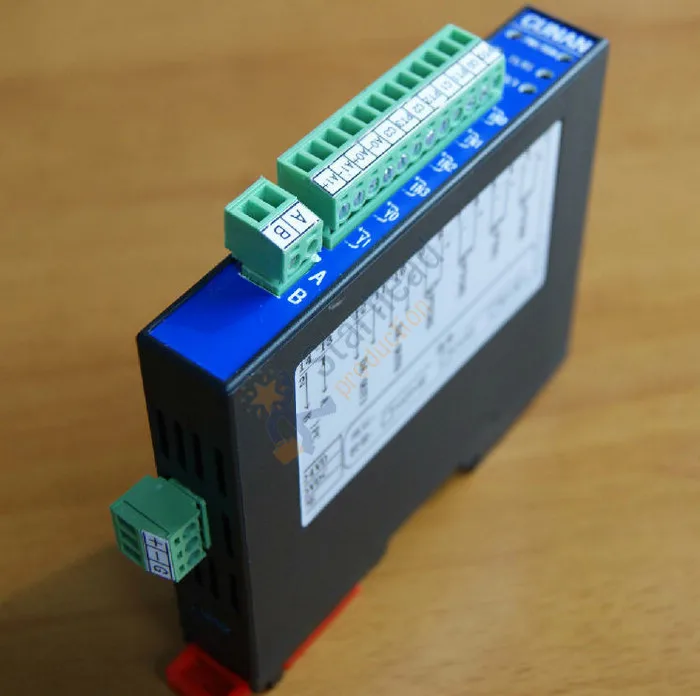 Изолированный 4 канальный модуль сбора температуры термопары Pt100 RS485 Modbus DIN 2