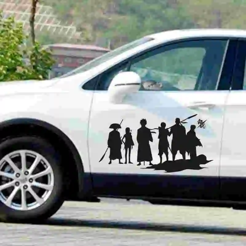 GINTAMA Gintoki Наклейка на стену аниме мультфильм автомобиль Виниловые наклейки Декор