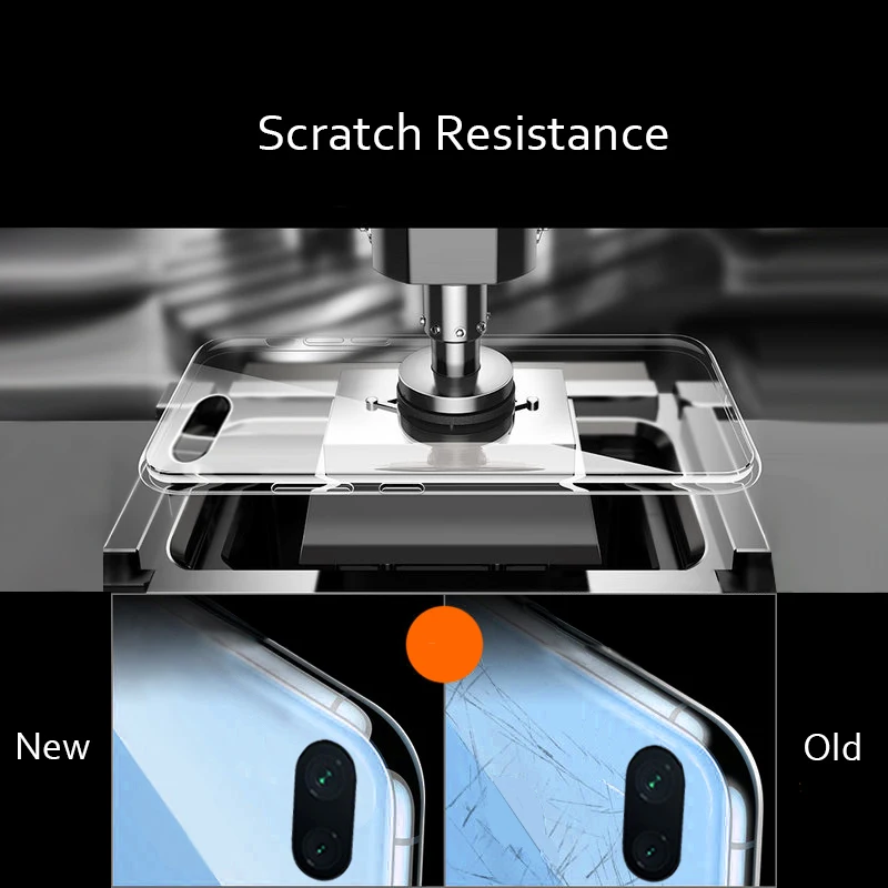 Бренд XIOAMI оригинальный прозрачный всесторонний защитный чехол 0 5 мм PC материал