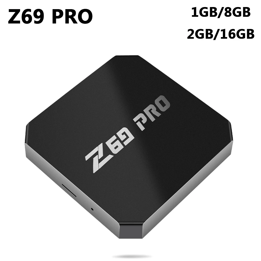 Z69 Pro светодио дный Smart Android 7 1 ТВ коробке 2 ГБ Оперативная память 16 Встроенная 4 K HD