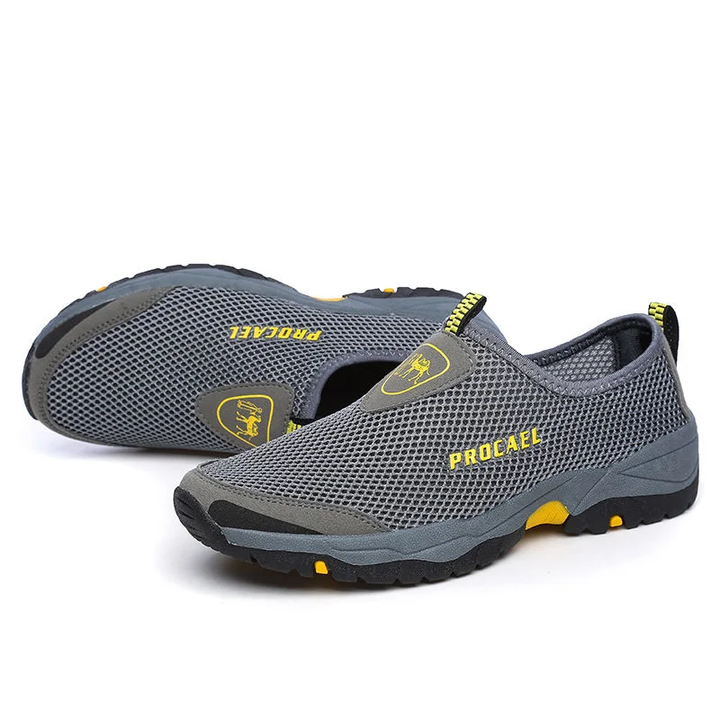 TOURSH/Новинка 2018 года модная мужская повседневная обувь летняя сетчатая для мужчин