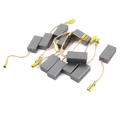 

10PCS 15mm x 8mm x 5mm Motor Carbon Brushes Replacement for Air Compressor