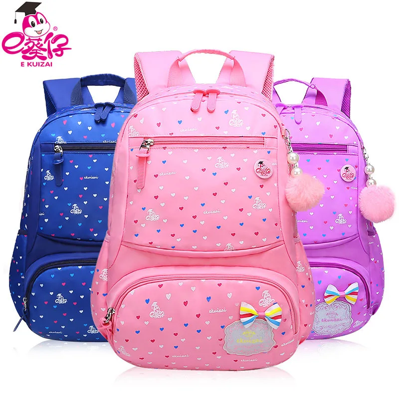 Детские школьные сумки первичный Escolar ортопедический Рюкзак Mochila для девочек