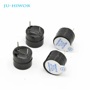 Активный Электронный зуммер, 10 шт., 5 В, размер сигнала: 12 мм * 9,5 мм, непрерывный звуковой сигнал, динамик