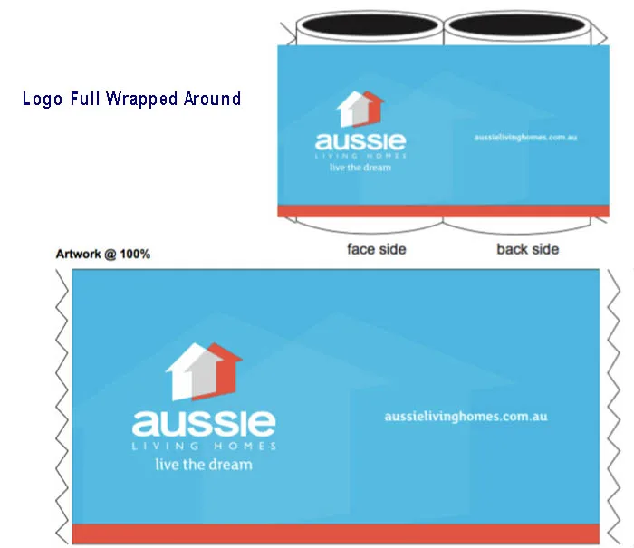 500pcs/lot Promotional Custom Logo Printed Australia Stubby Holder Can Coolers Neoprene Drink Sleeve Thermo Cooler Bag Ice Packs | Багаж и