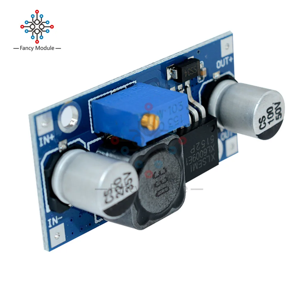 XL6009 DC-DC Buck Booster Модуль питания модуль Выход Регулируемый супер LM2577 Повышающий Модуль