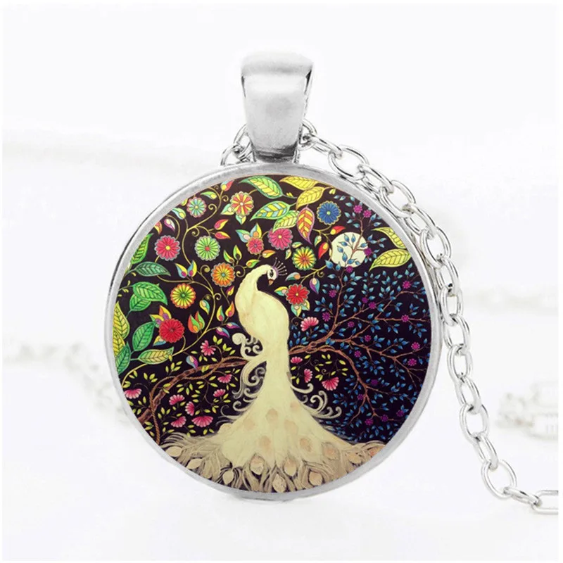 Лидер продаж! Trandy Для женщин заявление Цепочки и ожерелья Павлин Дерево жизни